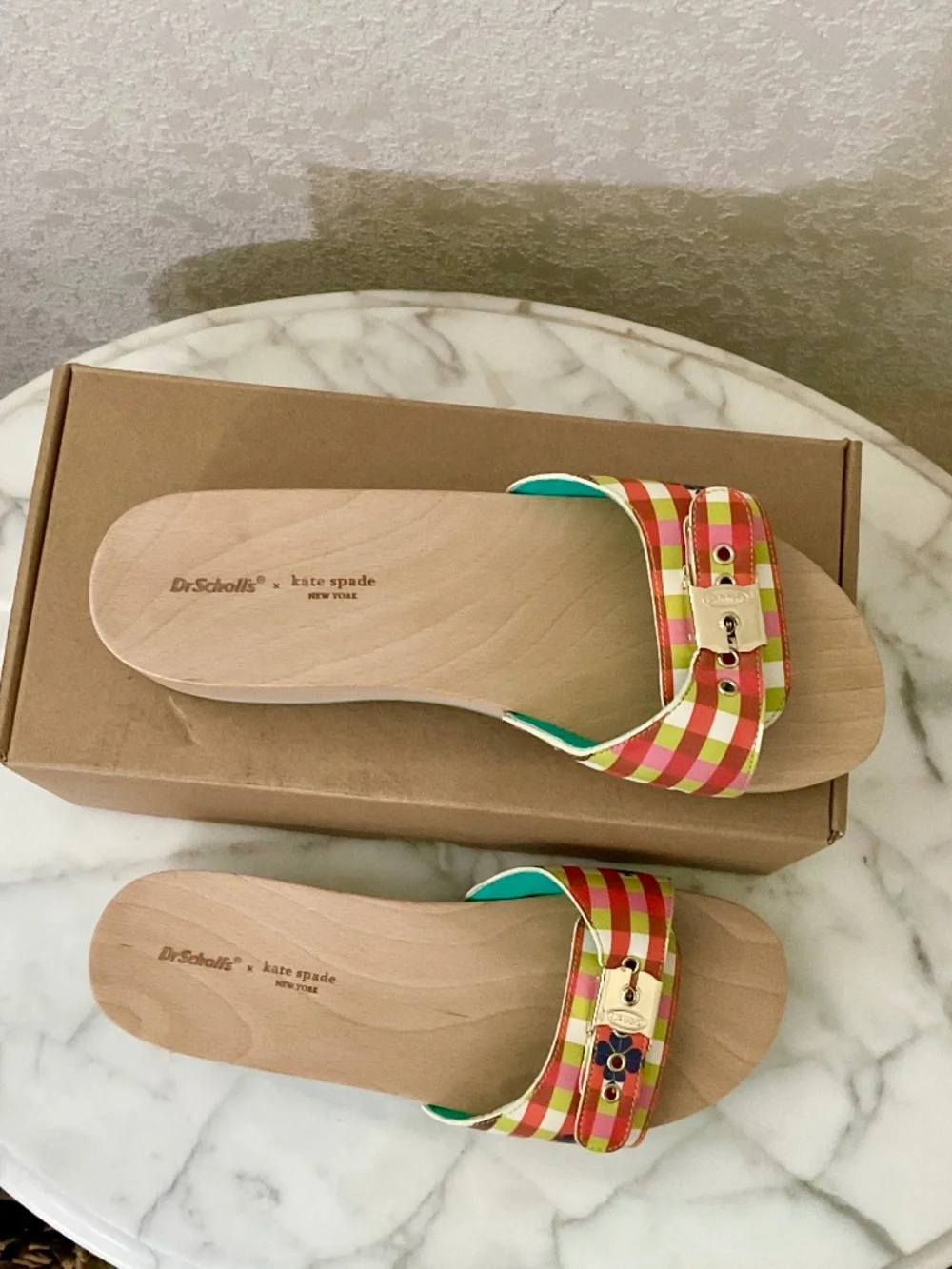 Dr. Scholl's sandals x Kate Spade are a collaboration between two iconic America